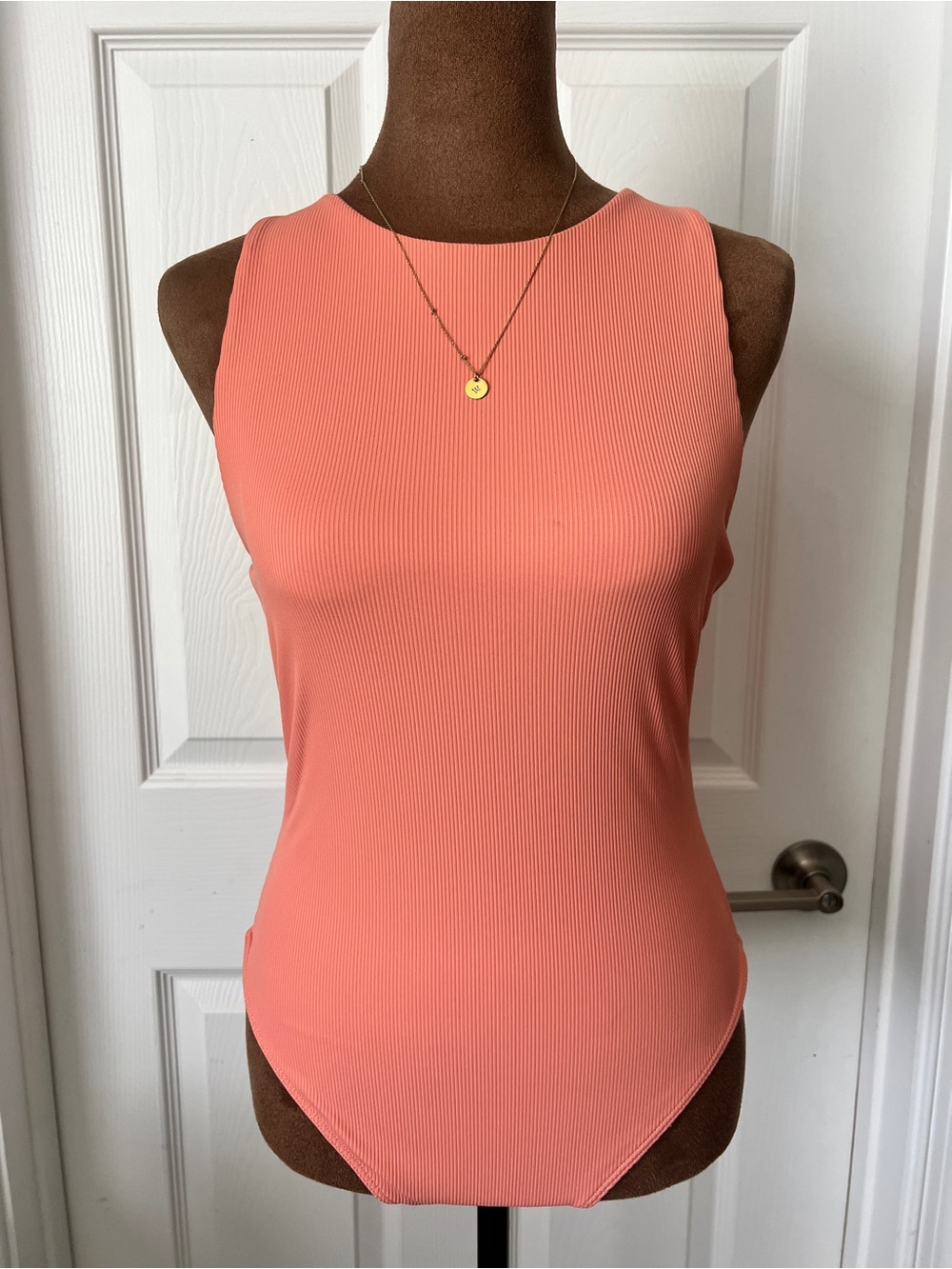And Now This Women's Coral Bodysuit